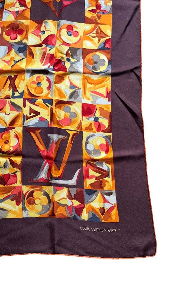 Louis Vuitton, Vintage Seiden Carré, 86x86cm
