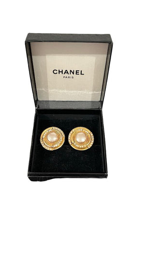 Chanel, Vintage Ohrclips - designer second hand vienna