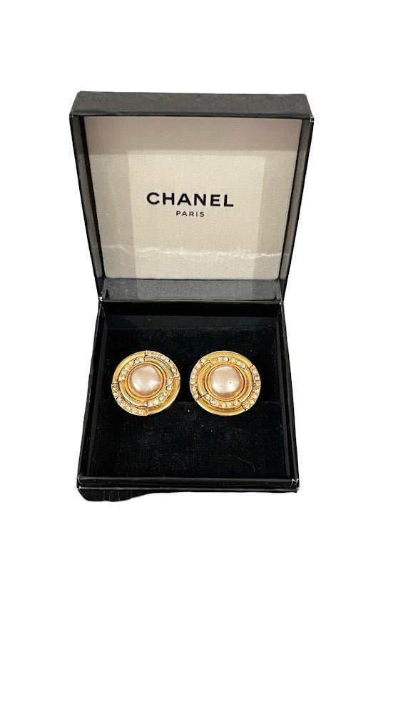 Chanel, Vintage Ohrclips - designer second hand vienna