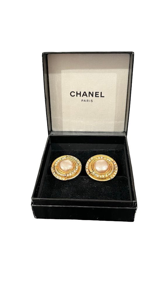 Chanel, Vintage Ohrclips - designer second hand vienna
