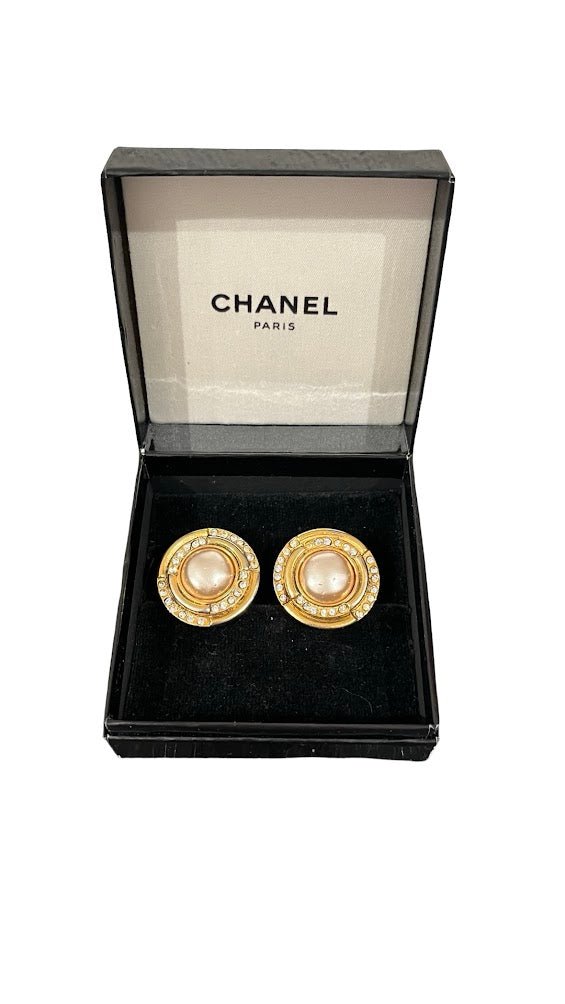 Chanel, Vintage Ohrclips - designer second hand vienna