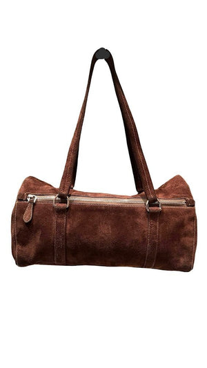 Prada, Vintage Rauhleder, Schultertasche - designer second hand vienna