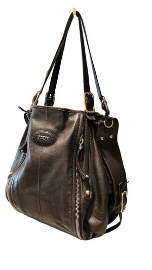 Tod´s,Ledershopper & extra Cross Body Riemen - designer second hand vienna