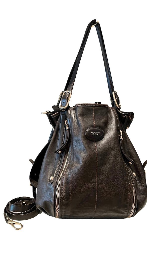 Tod´s,Ledershopper & extra Cross Body Riemen - designer second hand vienna