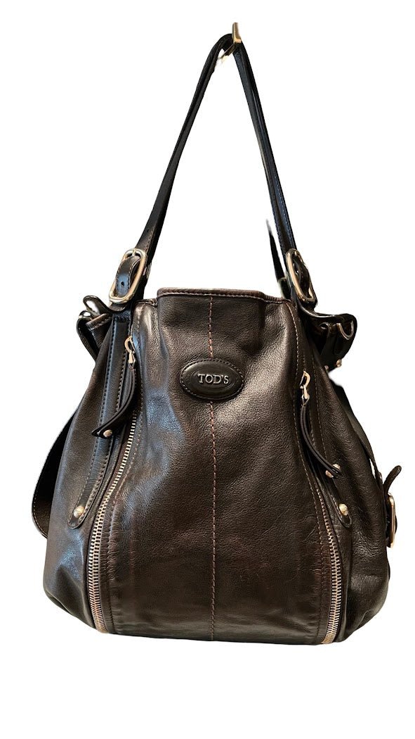 Tod´s,Ledershopper & extra Cross Body Riemen - designer second hand vienna