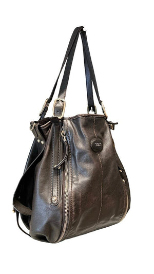 Tod´s,Ledershopper & extra Cross Body Riemen - designer second hand vienna