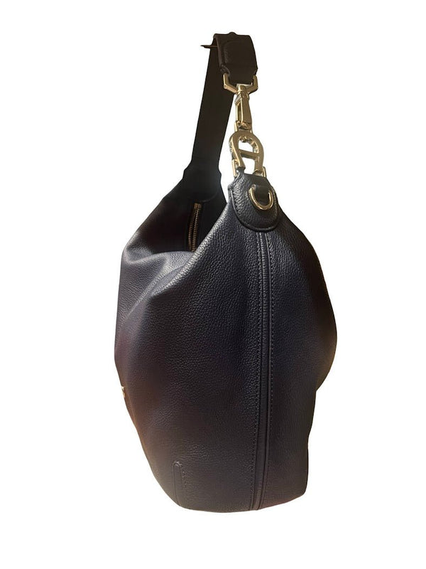 Aigner, Beuteltasche & 2 extra Baumwollstraps - designer second hand vienna