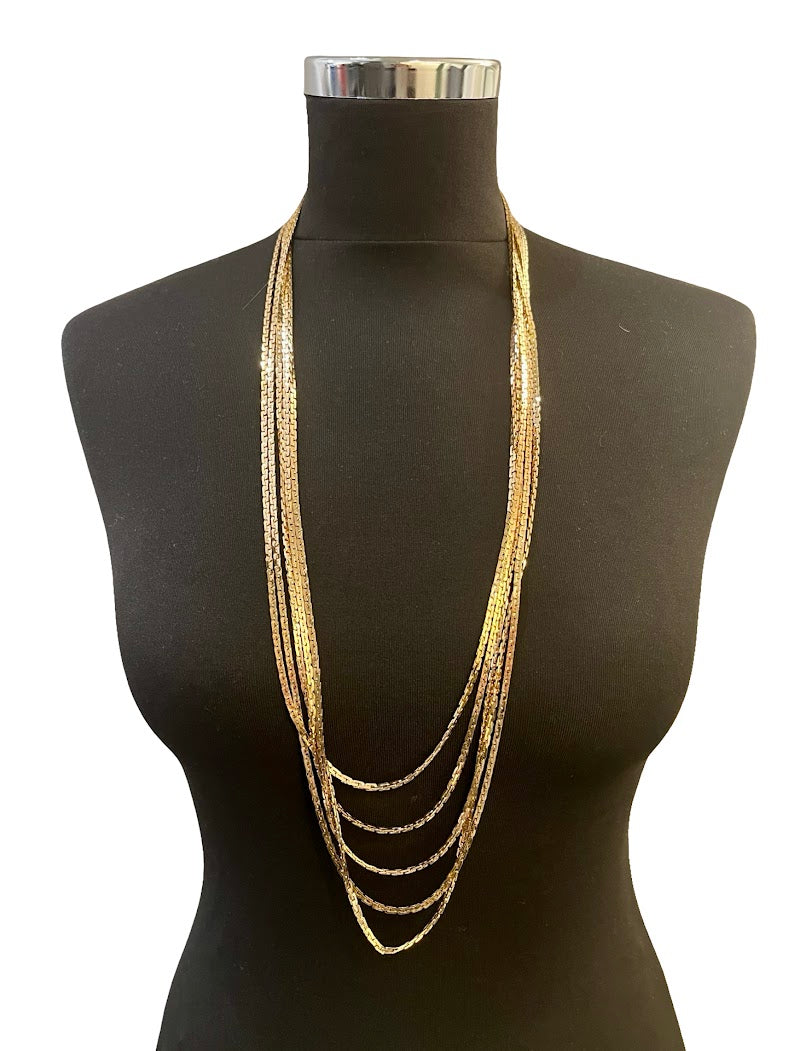 Dior, Glieder Kette vergoldet,