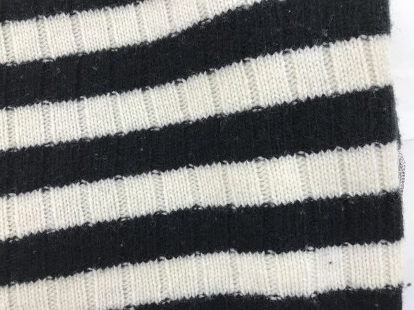 Gucci, schwarz/weiß gestreifter Pullover,Gr.XS 