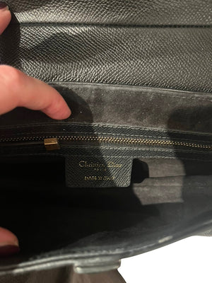 Dior, Saddle Bag, M in schwarz/ Kalbsleder
