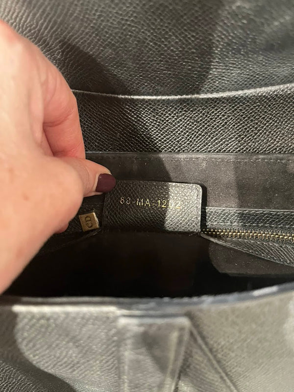 Dior, Saddle Bag, M in schwarz/ Kalbsleder