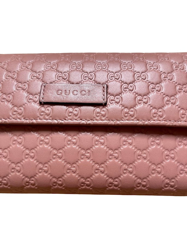 Gucci, Guccissima Brieftasche rosa