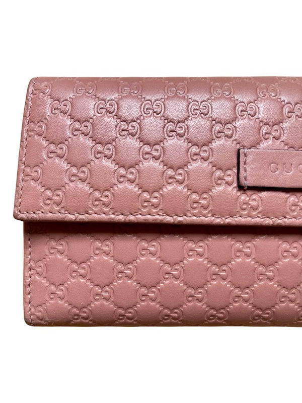 Gucci, Guccissima Brieftasche rosa