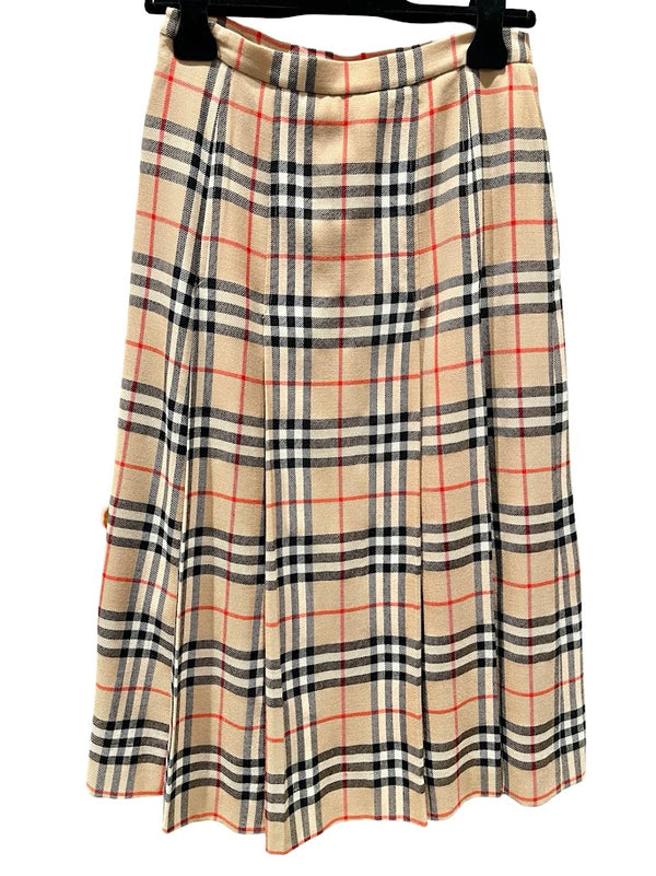 Burberry, Faltenrock, Gr.36