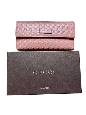 Gucci, Guccissima Brieftasche rosa