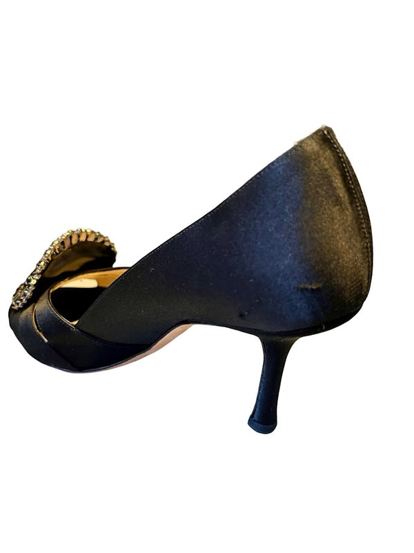 Jimmy Choo, Satin Peeptoes, Gr.36 1/2