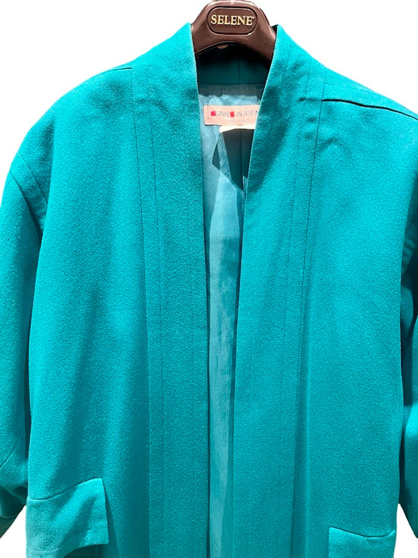 YSL, Wolljacke türkis, Gr.M