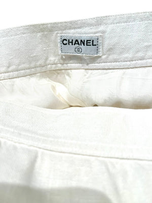 Chanel, Leinen Rock, Gr.S