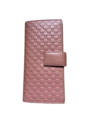 Gucci, Guccissima Brieftasche rosa