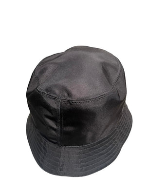 Prada, schwarzer Nylon Hut, Gr.S