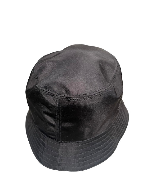 Prada, schwarzer Nylon Hut, Gr.S